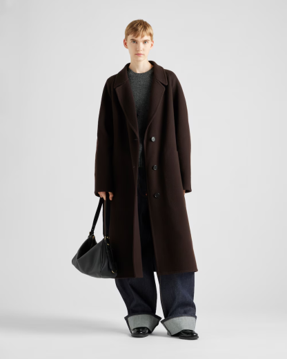 Prada Aimée large leather shoulder bag